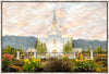 Orem Utah Sunrise Flowers Large Wall Art