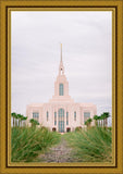 Red Cliffs Utah Palm Trees Large Wall Art