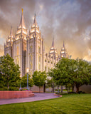 Salt Lake City Utah Eternal Glow