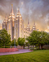 Salt Lake City Utah Eternal Glow