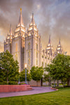 Salt Lake City Utah Eternal Glow