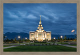 Saratoga Springs Utah Blue Night Large Wall Art