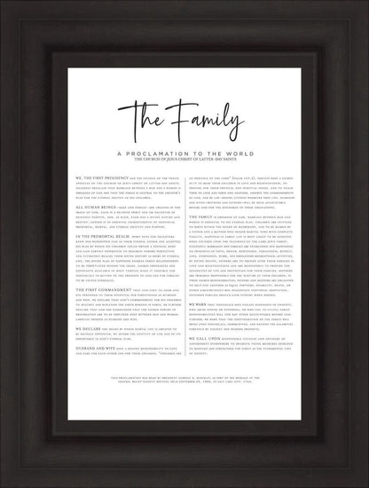 The Proclamation To The Family