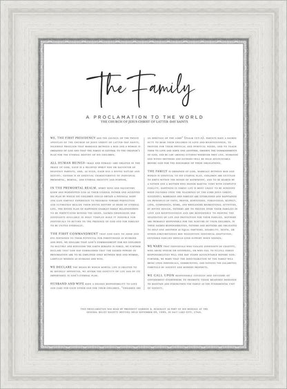 The Proclamation To The Family