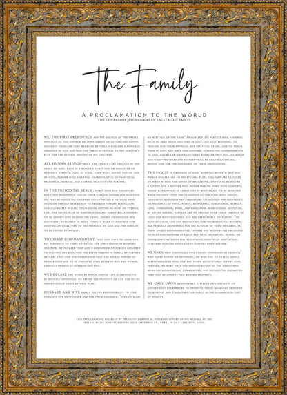 The Proclamation To The Family