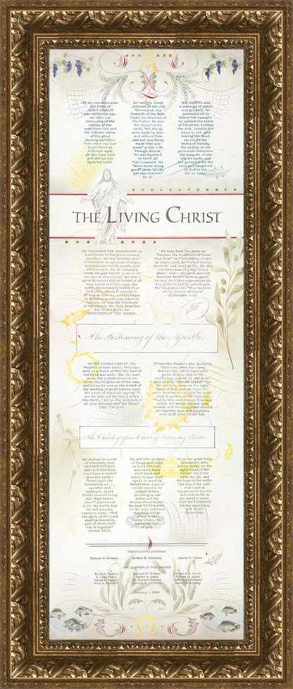 The Living Christ presented via the Art of Beautiful Writing
