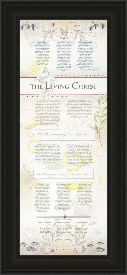 The Living Christ presented via the Art of Beautiful Writing