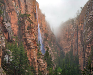 Refrigerator Canyon Waterfall, Zion National Park, Utah