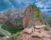 Zion National Park, Utah. Angels Landing Panorama