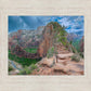 Zion National Park, Utah. Angels Landing Panorama
