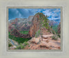 Zion National Park, Utah. Angels Landing Panorama