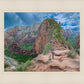Zion National Park, Utah. Angels Landing Panorama