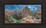 Zion National Park, Utah. Angels Landing Panorama