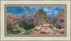 Zion National Park, Utah. Angels Landing Panorama