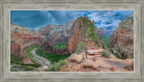 Zion National Park, Utah. Angels Landing Panorama