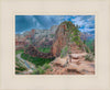 Zion National Park, Utah. Angels Landing Panorama