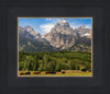 Panorama of Grand Teton Mountain Range, Wyoming