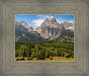 Panorama of Grand Teton Mountain Range, Wyoming