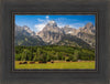 Panorama of Grand Teton Mountain Range, Wyoming