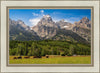 Panorama of Grand Teton Mountain Range, Wyoming