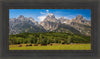 Panorama of Grand Teton Mountain Range, Wyoming