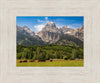 Panorama of Grand Teton Mountain Range, Wyoming