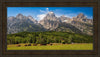 Panorama of Grand Teton Mountain Range, Wyoming