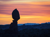 Balancing Rock at Sunset, Arches National Park, Utah