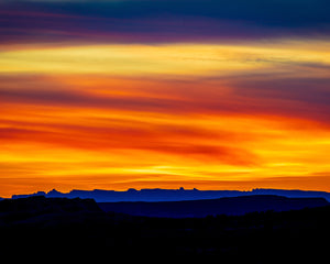 Desert Sunset, Arches National Park, Utah