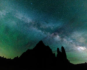 Milky Way Over the Sandstone Fins, Arches National Park, Utah