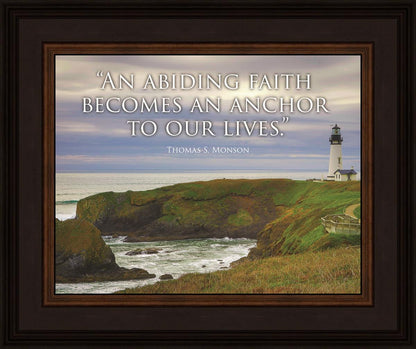 Abiding Faith Motivational Poster