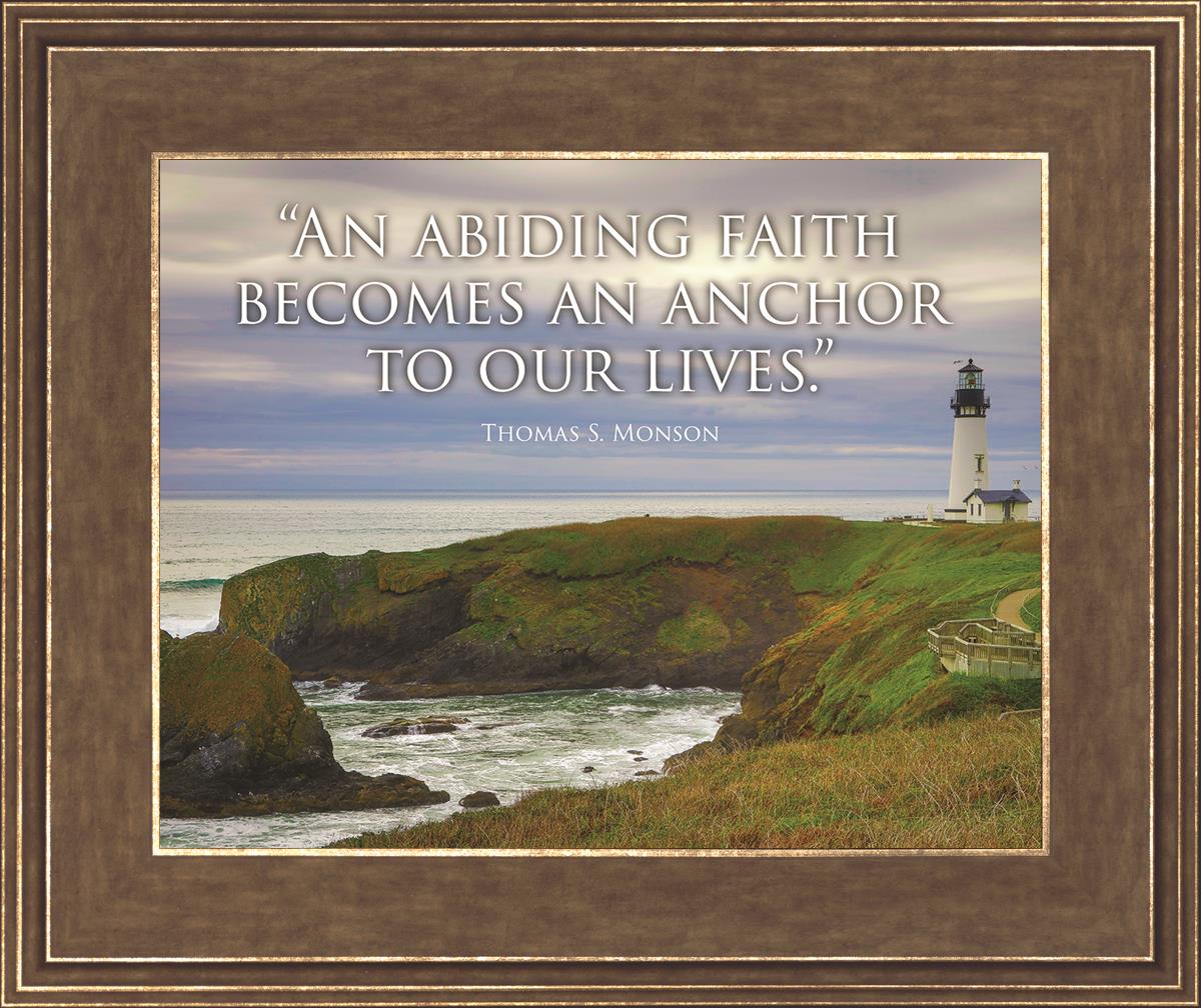 Abiding Faith Motivational Poster