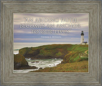 Abiding Faith Motivational Poster