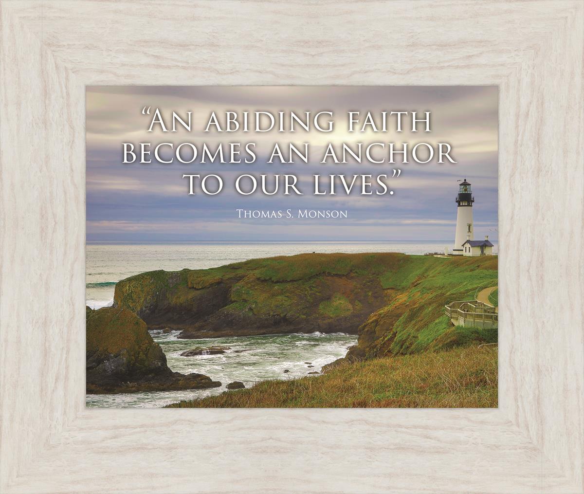 Abiding Faith Motivational Poster