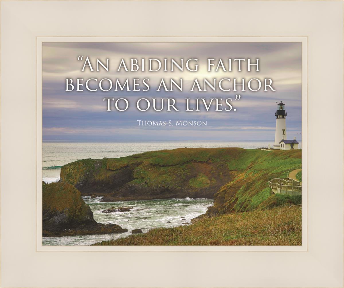 Abiding Faith Motivational Poster
