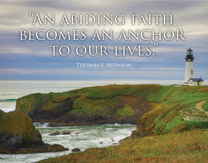 Abiding Faith Motivational Poster