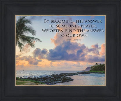 Becoming the Answer Motivational Poster
