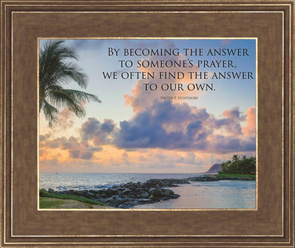 Becoming the Answer Motivational Poster