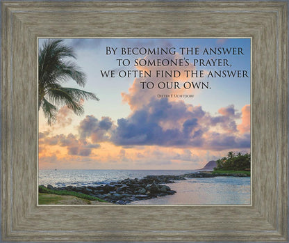Becoming the Answer Motivational Poster