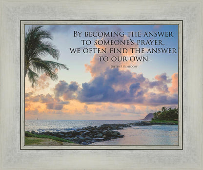 Becoming the Answer Motivational Poster