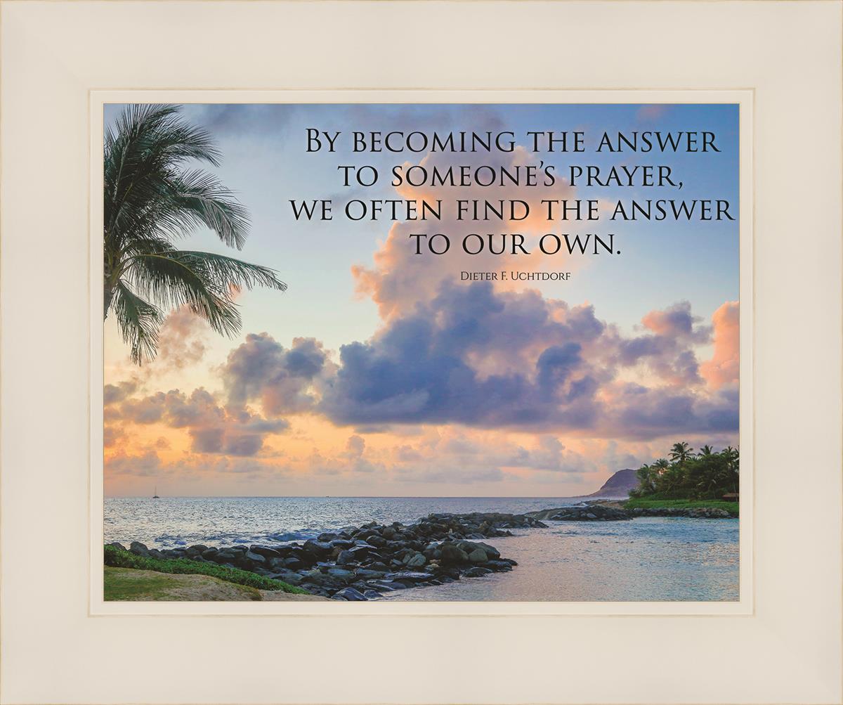 Becoming the Answer Motivational Poster