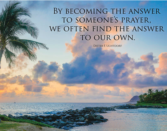Becoming the Answer Motivational Poster