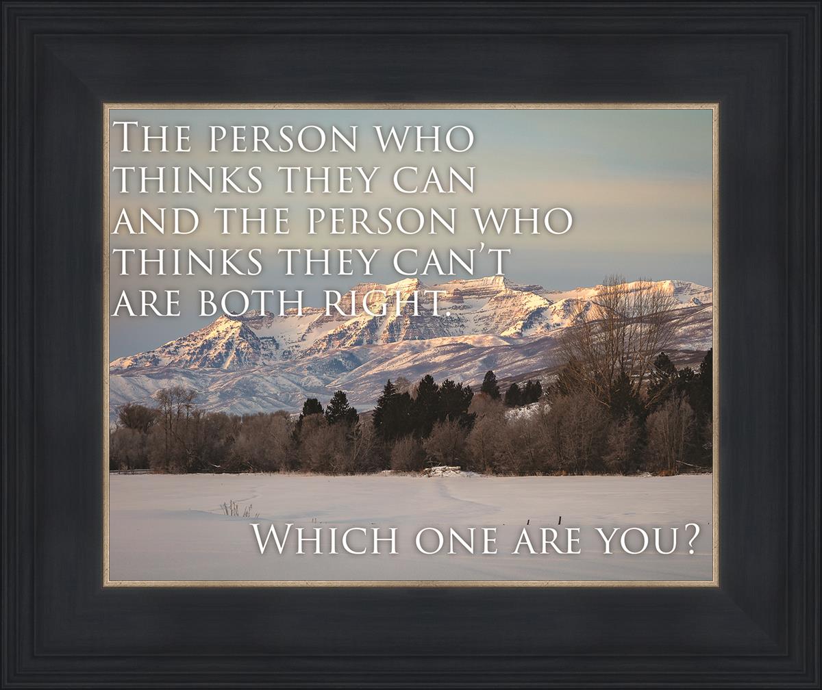 Who Thinks They Can Motivational Poster