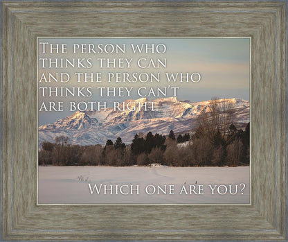 Who Thinks They Can Motivational Poster