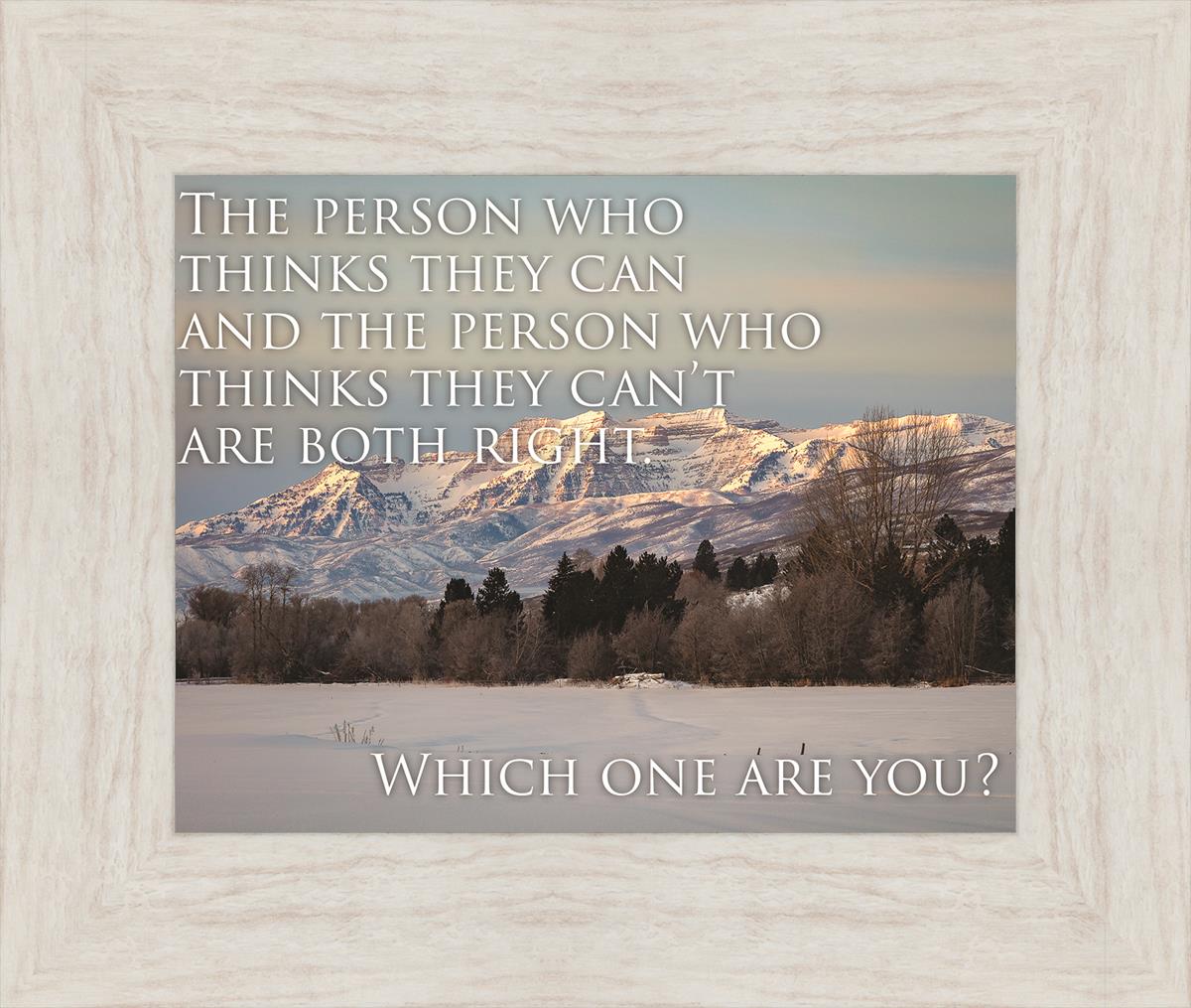 Who Thinks They Can Motivational Poster