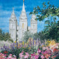 Salt Lake Temple in Summer