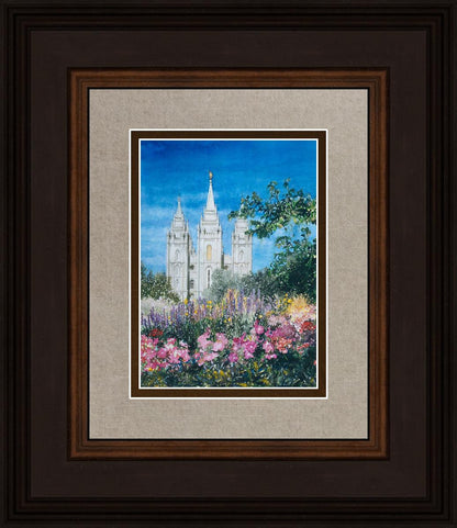 Salt Lake Temple in Summer