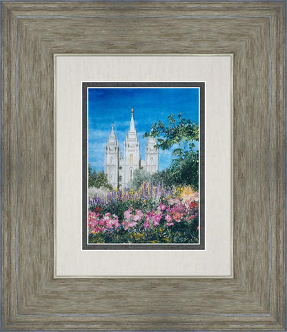 Salt Lake Temple in Summer