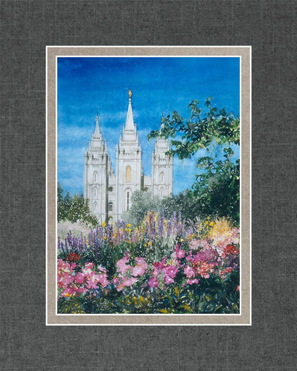 Salt Lake Temple in Summer