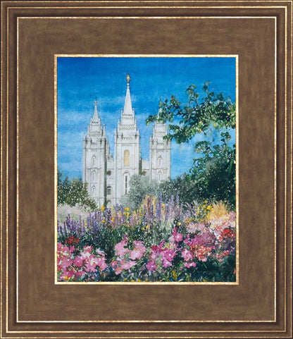 Salt Lake Temple in Summer